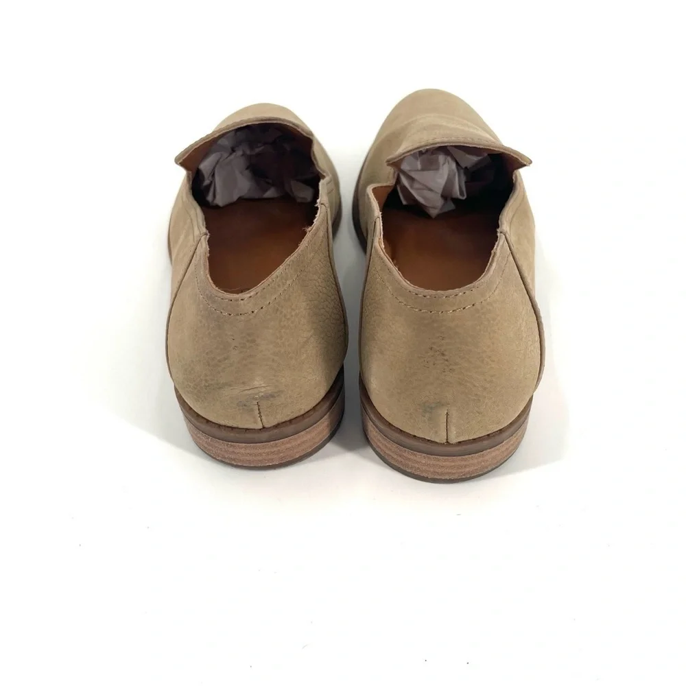 Lucky Brand Cahill Soft Leather Slip On Comfort Casual Trendy Luxe Loafer Flat